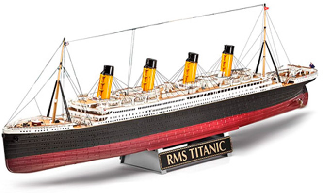 maqueta titanic para construir