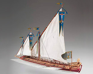 barcos galera romana