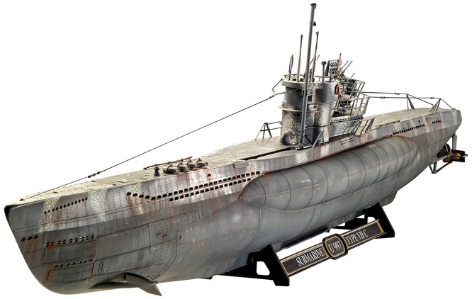 kit para montar submarino aleman revell