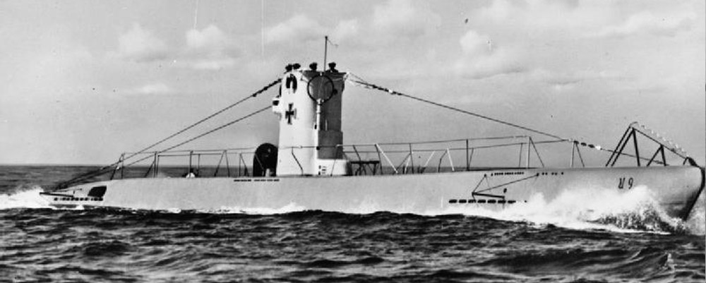 submarino u9 aleman de la segunda guerra mundial