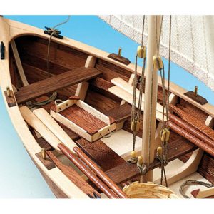 maqueta de barca de pesca